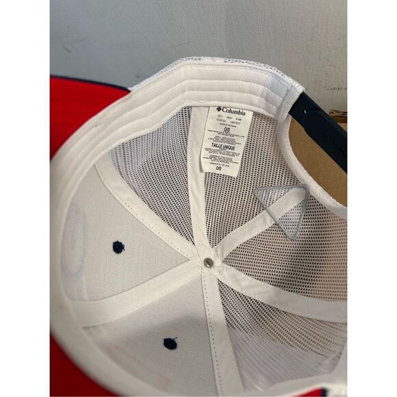PFG Fishing Columbia hat snap back cap red white blue - Picture 5 of 6